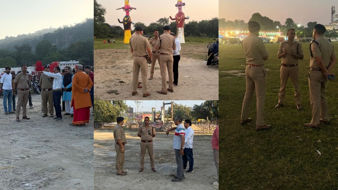 दशहरा पर्व से पहले हरिद्वार पुलिस अलर्ट SP सिटी दीपक सिंह ने दहन स्थलों का किया निरीक्षण…